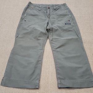 Lucky Brand Military Re-Issue Capri Women Size 27